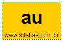Sílaba AU