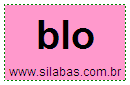 Silaba BLO