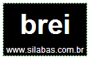 Silaba Complexa BREI