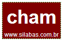 Silaba Complexa CHAM