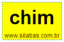 Silaba CHIM