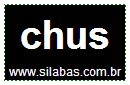 Silaba CHUS