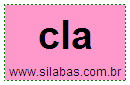 Silaba Complexa CLA