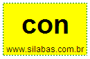 Silaba CON