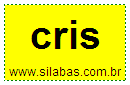 Silaba Complexa CRIS