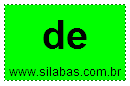 Silaba DE