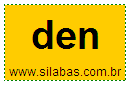 Silaba DEN