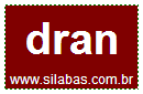 Silaba Complexa DRAN