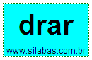 Silaba Complexa DRAR