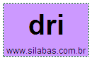 Silaba Complexa DRI