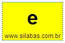 Silaba E