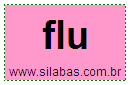 Sílaba FLU
