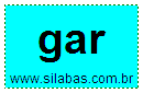 Silaba GAR
