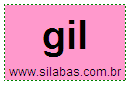 Sílaba Gil