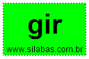 Silaba GIR