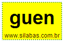 Silaba GUEN