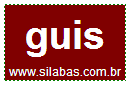 Silaba Complexa GUIS