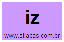 Silaba IZ
