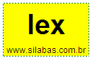Silaba LEX