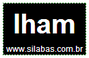 Silaba Complexa LHAM