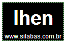 Silaba Complexa LHEN