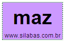 Sílaba Maz