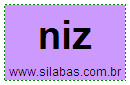 Sílaba Niz