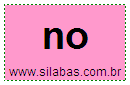 Silaba NO