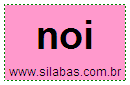 Silaba NOI