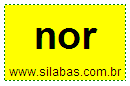 Silaba NOR
