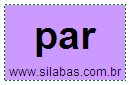 Sílaba Par