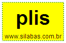 Silaba Complexa PLIS