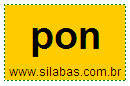 Silaba PON