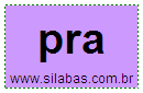 Silaba Complexa PRA