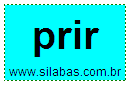 Silaba Complexa PRIR