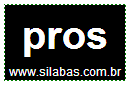 Silaba Complexa PROS