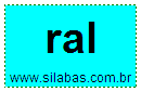 Silaba RAL