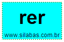 Silaba RER
