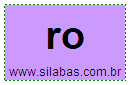 Silaba RO