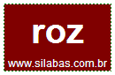 Silaba ROZ