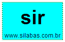 Silaba SIR