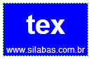 Silaba TEX