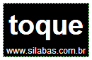 Silaba TOQUE