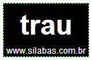 Silaba TRAU
