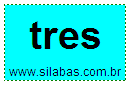 Silaba Complexa TRES