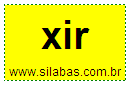 Silaba Complexa XIR