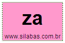 Silaba Simples ZA