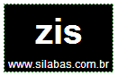 Silaba ZIS