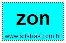 Silaba ZON