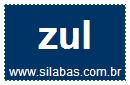 Sílaba Zul